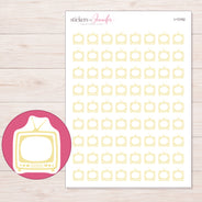 I-13162 planner sticker sheet with enlarged sticker detail