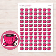 I-13164 planner sticker sheet with enlarged sticker detail