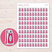 I-13174 planner sticker sheet with enlarged sticker detail