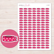 I-13187 planner sticker sheet with enlarged sticker detail