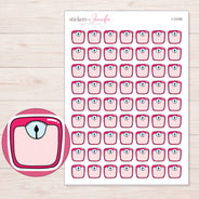 I-13192 planner sticker sheet with enlarged sticker detail