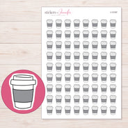I-13197 planner sticker sheet with enlarged sticker detail