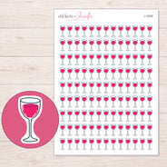 I-13200 planner sticker sheet with enlarged sticker detail