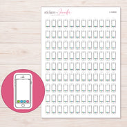I-13203 planner sticker sheet with enlarged sticker detail
