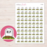I-13206 planner sticker sheet with enlarged sticker detail