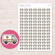 I-13211 planner sticker sheet with enlarged sticker detail
