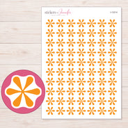 I-13214 planner sticker sheet with enlarged sticker detail