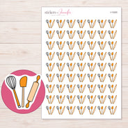 I-13220 planner sticker sheet with enlarged sticker detail