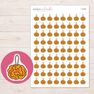 I-13225 planner sticker sheet with enlarged sticker detail