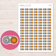 I-13264 planner sticker sheet with enlarged sticker detail