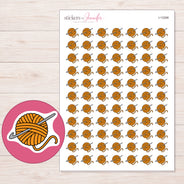 I-13268 planner sticker sheet with enlarged sticker detail