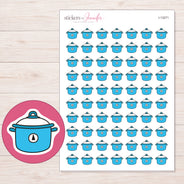 I-13271 planner sticker sheet with enlarged sticker detail