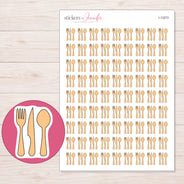 I-13273 planner sticker sheet with enlarged sticker detail