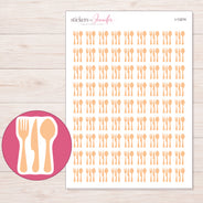 I-13274 planner sticker sheet with enlarged sticker detail