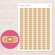 I-13287 planner sticker sheet with enlarged sticker detail