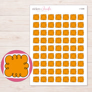 I-13288 planner sticker sheet with enlarged sticker detail