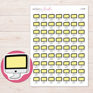 I-13289 planner sticker sheet with enlarged sticker detail