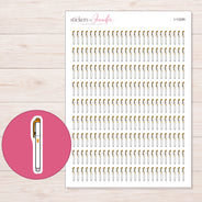 I-13295 planner sticker sheet with enlarged sticker detail