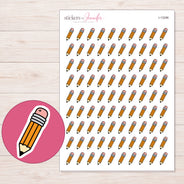 I-13296 planner sticker sheet with enlarged sticker detail