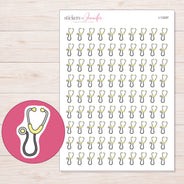 I-13297 planner sticker sheet with enlarged sticker detail