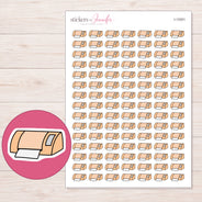 I-13301 planner sticker sheet with enlarged sticker detail