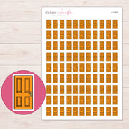 I-13303 planner sticker sheet with enlarged sticker detail