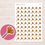 I-13304 planner sticker sheet with enlarged sticker detail