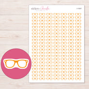 I-13307 planner sticker sheet with enlarged sticker detail