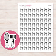 I-13320 planner sticker sheet with enlarged sticker detail