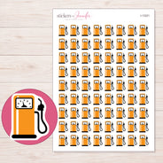 I-13321 planner sticker sheet with enlarged sticker detail