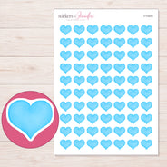 I-13331 planner sticker sheet with enlarged sticker detail