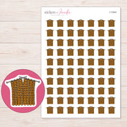 I-13344 planner sticker sheet with enlarged sticker detail