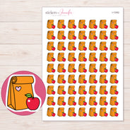 I-13352 planner sticker sheet with enlarged sticker detail