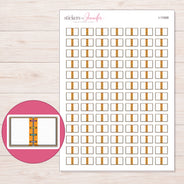 I-13368 planner sticker sheet with enlarged sticker detail