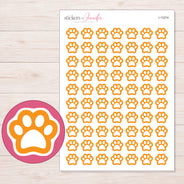 I-13374 planner sticker sheet with enlarged sticker detail
