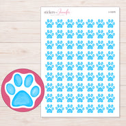 I-13375 planner sticker sheet with enlarged sticker detail
