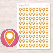 I-13381 planner sticker sheet with enlarged sticker detail