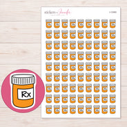 I-13393 planner sticker sheet with enlarged sticker detail