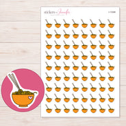I-13398 planner sticker sheet with enlarged sticker detail