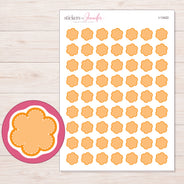 I-13422 planner sticker sheet with enlarged sticker detail