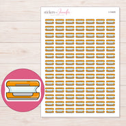 I-13425 planner sticker sheet with enlarged sticker detail