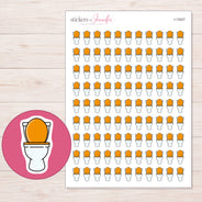 I-13427 planner sticker sheet with enlarged sticker detail