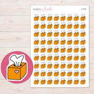 I-13436 planner sticker sheet with enlarged sticker detail