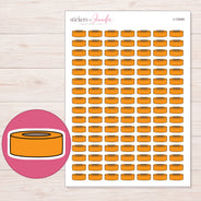 I-13449 planner sticker sheet with enlarged sticker detail