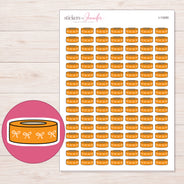 I-13450 planner sticker sheet with enlarged sticker detail