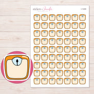 I-13458 planner sticker sheet with enlarged sticker detail