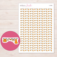 I-13462 planner sticker sheet with enlarged sticker detail