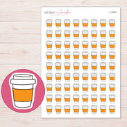 I-13463 planner sticker sheet with enlarged sticker detail