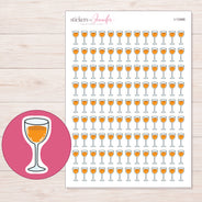I-13466 planner sticker sheet with enlarged sticker detail