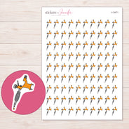 I-13471 planner sticker sheet with enlarged sticker detail